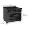 ZLINE KITCHEN AND BATH RAINDBS36 ZLINE Induction Range with a 4 Element Stove and Electric Oven in Black Stainless Steel (RAIND-BS-36)