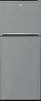 BEKO BFTF2716SSIM 28" Freezer Top Stainless Steel Refrigerator with Auto Ice Maker