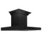 ZLINE KITCHEN AND BATH BSKENCRNBT24 ZLINE Wall Mount Range Hood in Black Stainless Steel with Built-in CrownSound(R) Bluetooth Speakers (BSKENCRN-BT) [Size: 24 Inch]