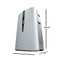 SHARP KC860U Sharp Plasmacluster(R) Air Purifier with True HEPA Filtration and Humidifying Function for Large Rooms