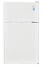 AVANTI RA31B0W 3.1 CF Two Door Counterhigh Refrigerator - White