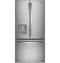 GE APPLIANCES GYE18JYLFS GE(R) ENERGY STAR(R) 17.5 Cu. Ft. Counter-Depth French-Door Refrigerator