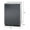 AVANTI RM52T1BB 5.2 Cu. Ft. Counterhigh Refrigerator