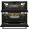 CAFE CTS92DM2NS5 Café(TM) 30" Smart Built-In Twin Flex Single Wall Oven in Platinum Glass