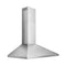 BROAN BWP2364SS Broan(R) 36-Inch Convertible Wall-Mount Pyramidal Chimney Range Hood, 450 MAX CFM, Stainless Steel