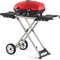 NAPOLEON BBQ TQ285XRD1A TravelQ 285X with Scissor Cart and Griddle , Red , Propane