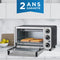 DANBY DBTO0412BBSS Danby 0.4 cu ft/12L 4 Slice Countertop Toaster Oven