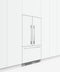 FISHER & PAYKEL RS36A72J1N Integrated French Door Refrigerator Freezer, 36", Ice