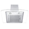 ZLINE 30 in. Wall Mount Range Hood in Stainless Steel & Glass with Crown Molding KZCRN30