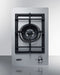 SUMMIT GCJ1SS 12" Wide 1-burner Gas Cooktop In Stainless Steel