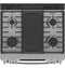GE APPLIANCES P2S930YPFS GE Profile(TM) 30" Smart Dual Fuel Slide-In Front-Control Fingerprint Resistant Range