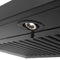 ZLINE KITCHEN AND BATH BSKBNCRN48 ZLINE Convertible Vent Wall Mount Range Hood in Black Stainless Steel with Crown Molding (BSKBNCRN)