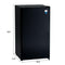AVANTI AR321BB 3.2 Cu. Ft. Counterhigh All Refrigerator